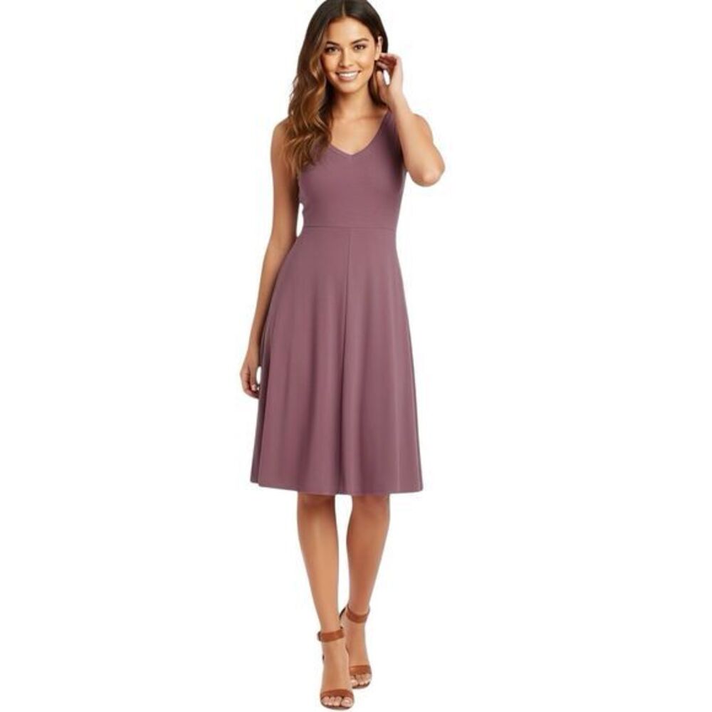 A New Day Women’s Dress Large Rib Knit Ballerina Casual Wear Sporty Minimalist